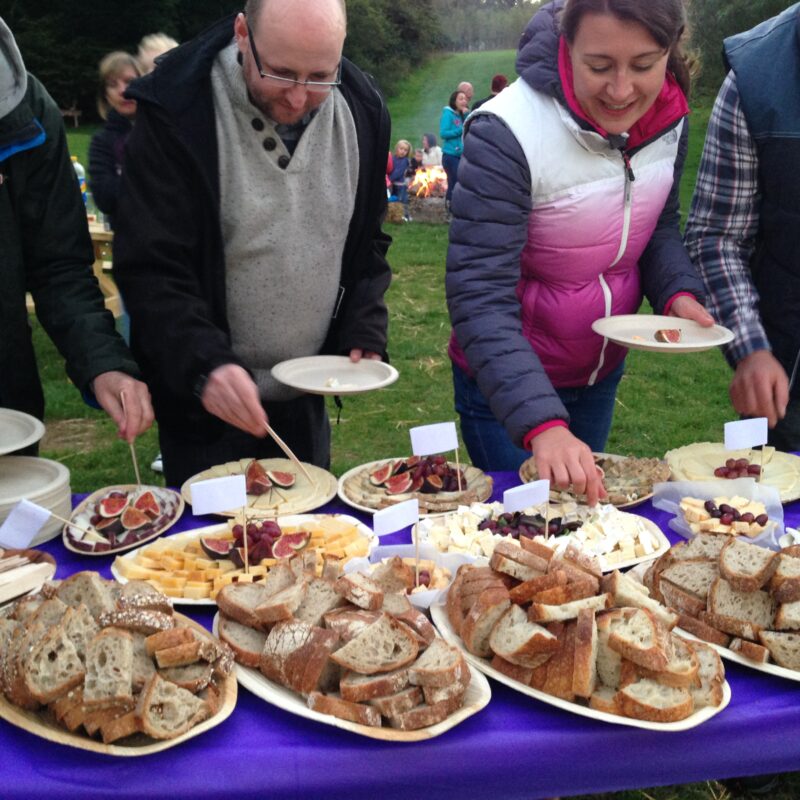 outdoor buffet