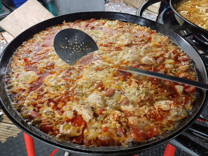 Paella in a Pan (10-12 portions)
